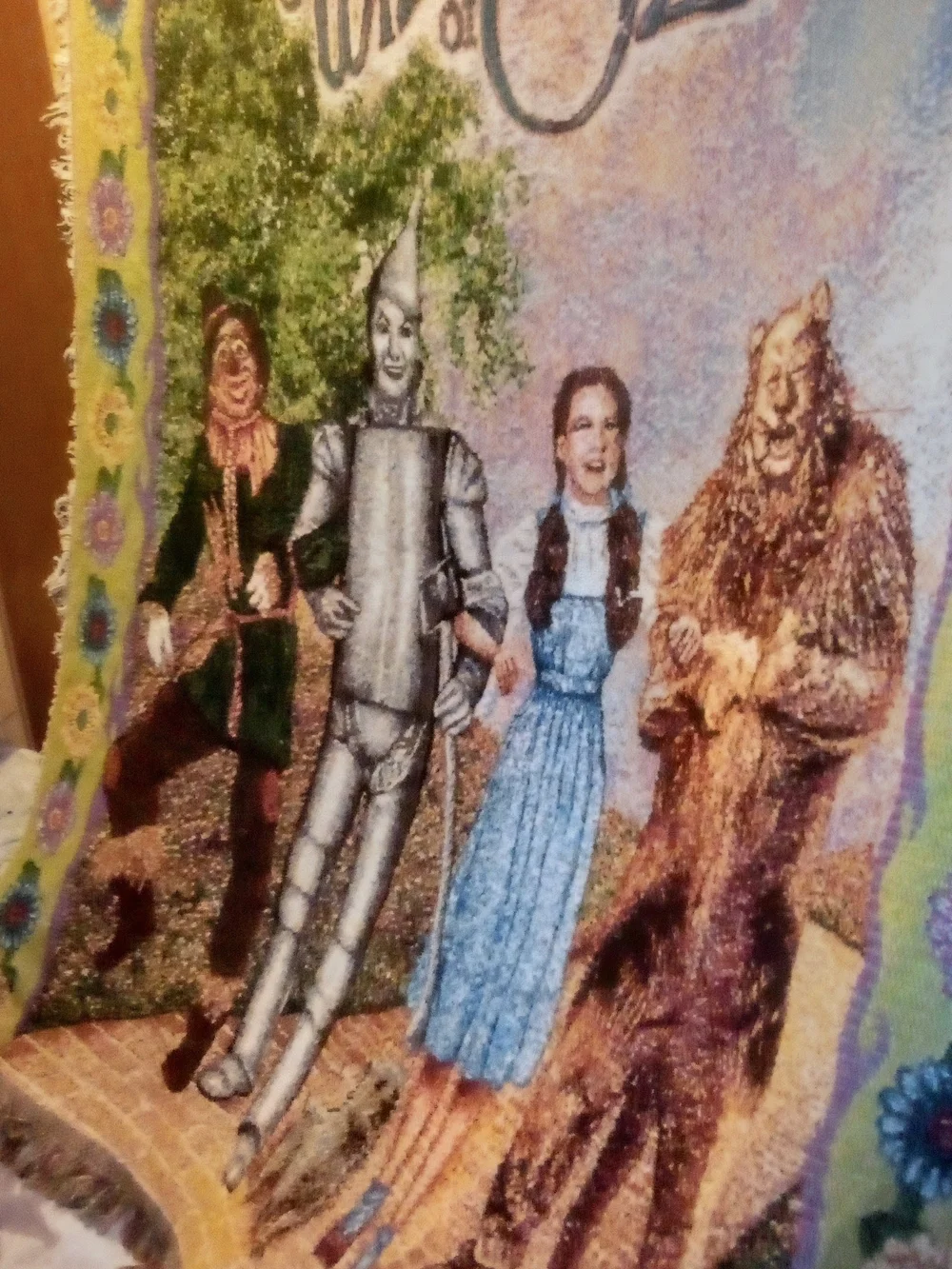 Wizard of Oz Inspired Decorative Tapestry - Multicolor